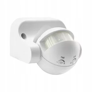 Pohybový senzor AZOR PIR WHITE 180 i pre LED