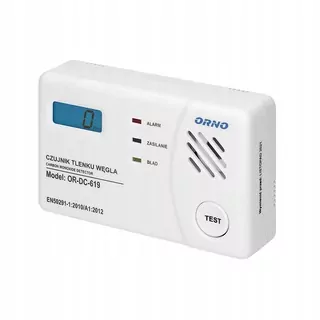 Kysličník uhoľnatý Detektor ČAD OR-DC-619-LCD TEST