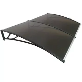 Strecha nad dverami 200 × 120 × 28 cm - Plexi/Hliník