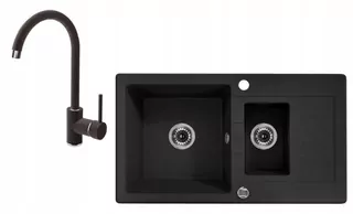 Kuchynský drez - Dekante Zorba Umývadlo GRANITE + BATTERY ZQZA2513