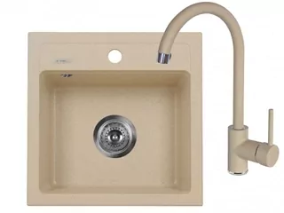 Kuchynský drez - Dekante Zorba Umývadlo GRANITE + BATTERY ZQZA7103