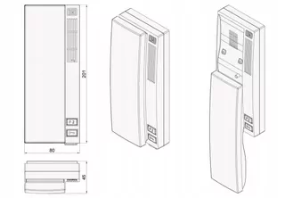 Aco CDNP6ACC ST ústrojový domový kontroler lcd. rfid master; 9312
