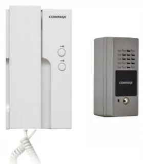 Interkom Commax DR-2PN + DP-2HPR, otváranie brán a brán.