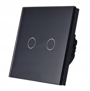 Vypínač svetla - Dotykový spínač 2K Dual LED Glass