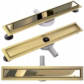 Rea Neo & PURE PRO GOLD MIRROR lineárny odtok 60 cm