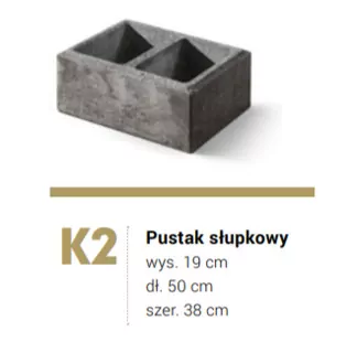 Drewbet Cubo Pustak K2 biely, piesok