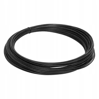 Ostnatý drôt - Galvanizovaný PVC potiahnutý drôt. 3.0 * 3,8 mm čierna