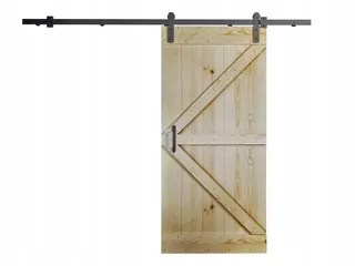 DREVENÉ POSUVNÉ DVERE VERT 80 cm masívna borovica
