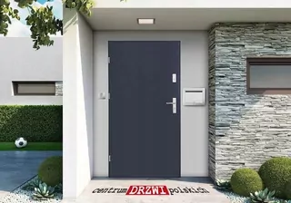 DVERE Z VONKAJŠEJ OCELE 80 PRAVÁ DOPRAVA 24H 72mm