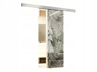 Posuvné dvere PORTAL 90 cm - SKLENENÉ SKLO