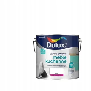 Akrylová farba na nábytok Dulux 2,5 l Biela pololesklá