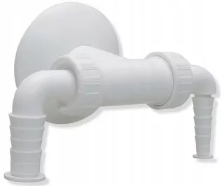 PP koleno DVOJITÝ SIPHON 32 mm 32 mm