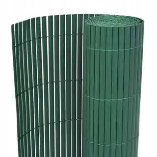 Obojstranný záhradný plot PVC 90 × 300 cm zelený