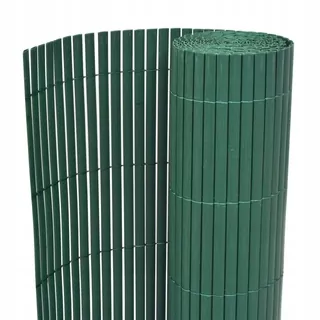 Obojstranný záhradný plot PVC 90 × 500 cm zelený