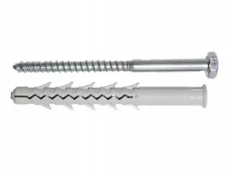 Skrutky, šróby - Hmoždinky rám kolík dlhé CZ 8x100 Nylon 50 ks