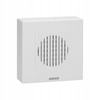Domový zvonček s káblom, jednotónový, elektronický RINGIL MINI AC, 230 V, biely