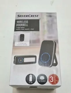 Zvonček - Rádio Silvercrest riadené zvonenie black