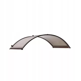 Strieška nad vchodové dvere  - Brown arc vrchol 158 x 75 cm