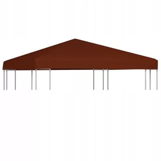 Prístrešok pre altánok, 310 g/m², 3 × 3 m, terakota