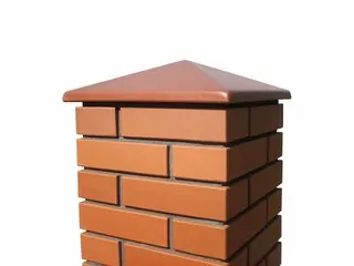 Strop na plotový stĺpik 42 × 42
