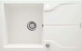Deante Andante Flush Umývadlo s odtokovou súpravou, 1 komora - grafitová metalíza