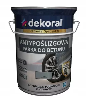 Dekoral akrylová farba na betón 5 l Matná šedá