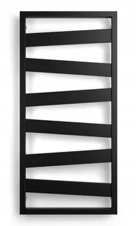 Vodný kúpeľňový radiátor Scarlet 525 W 530 x 1100 mm čierny