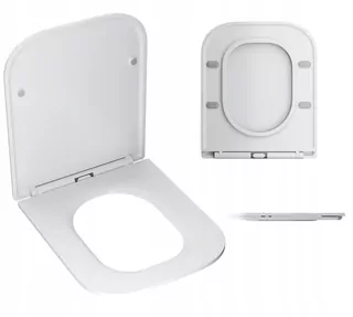 WC sedadlo Granitan Belo, biely duroplast