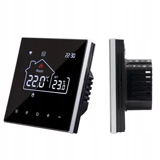 Digitálny WIFI LCD termostat pre vodné podlahové kúrenie/bojler 2v1