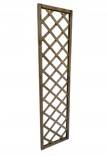 Drevená záhradná mriežka 45 × 180 cm Plotový plot rovný 5 kusov