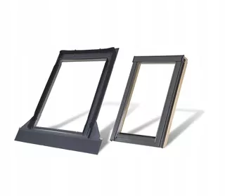 Strešné okno s lemovaním RoofLite+, 78x140 cm, drevené