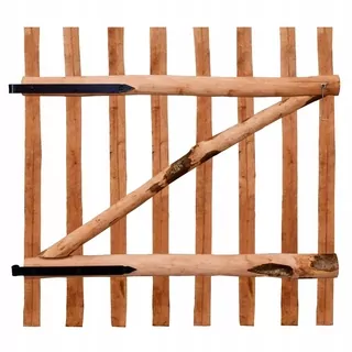 Drevená brána, lisovaný lesklý, 100 × 100 cm