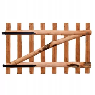 Drevená brána, lieskový oriešok, impregnovaná, 100 × 60 cm