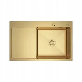 Drez IRMA oceľový GOLD 78 × 49 cm