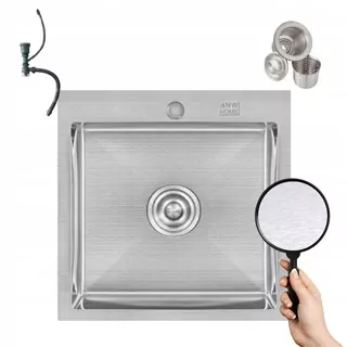 Oceľový drez 48 × 45 inox