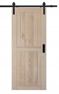 Drevené posuvné dvere z borovice + systém Loft