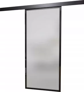 Sklenené posuvné dvere Loft čierny systém