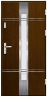 Drevené vonkajšie dvere WP15 90 mm, 100% dub