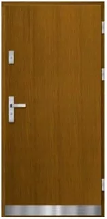 Drevené exteriérové dvere WP41 90 mm, 100% dub
