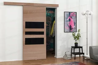 SIMPLE S-1 100cm nástenné posuvné dvere
