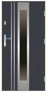 Vonkajšie vchodové dvere 55 mm LI-15 INOX 90P
