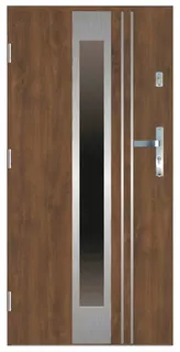 Vonkajšie vchodové dvere 55 mm LI-15 Orech 80 L