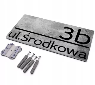 Číslo na dom - Veľký - Address Table.