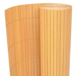 Obojstranný záhradný plot, PVC, 90 × 500 cm