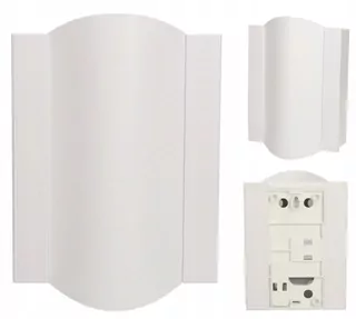 Dvojtónový zvonček na dvere TON COLOR 230 V Biela