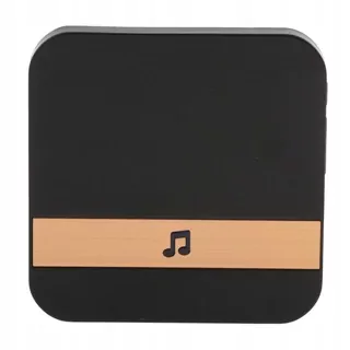 Inteligentný bezdrôtový zvonček Dingdong Prijímač zvončeka UK Plug Black