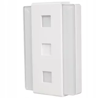 Dvojtónový zvonček GLASSO 85dB biely ZAMEL GNS-248