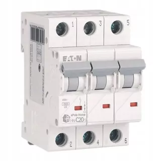 Eaton 3-FAZ 3P 20 a 400 V~ charakteristiky C