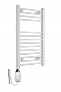 Kúpeľňový radiátor 300 W 400 x 700 mm biely