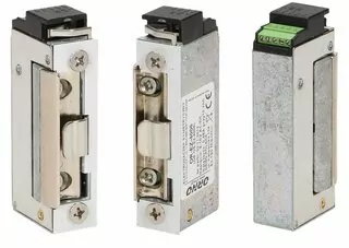 Symetrický elektrický zámok s signalizačou nezatvärení mini